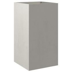 vidaXL Jardinera de acero inoxidable plateado 42x38x75 cm