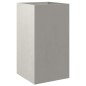 vidaXL Jardinera de acero inoxidable plateado 42x38x75 cm vidaXL Jardinera de acero inoxidable plateado 42x38x75 cm