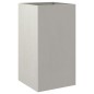 vidaXL Jardinera de acero inoxidable plateado 42x38x75 cm vidaXL Jardinera de acero inoxidable plateado 42x38x75 cm
