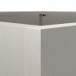 vidaXL Jardinera de acero inoxidable plateado 42x38x75 cm vidaXL Jardinera de acero inoxidable plateado 42x38x75 cm