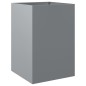 vidaXL Jardinera de acero galvanizado plateado 52x48x75 cm vidaXL Jardinera de acero galvanizado plateado 52x48x75 cm