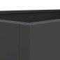 vidaXL Jardinera de acero laminado en frío negro 62x40x39 cm vidaXL Jardinera de acero laminado en frío negro 62x40x39 cm