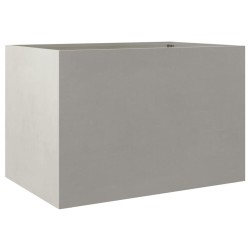 vidaXL Jardinera de acero inoxidable plateado 62x47x46 cm