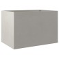 vidaXL Jardinera de acero inoxidable plateado 62x47x46 cm