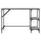 vidaXL Escritorio metal y madera ingeniería gris Sonoma 120x50x75 cm
