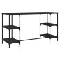 vidaXL Escritorio de metal y madera de ingeniería negro 140x50x75 cm vidaXL Escritorio de metal y madera de ingeniería negro 140x50x75 cm