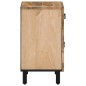 vidaXL Mesita de noche madera maciza de mango 50x33x60 cm vidaXL Mesita de noche madera maciza de mango 50x33x60 cm