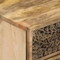 vidaXL Mesita de noche madera maciza de mango 50x33x60 cm vidaXL Mesita de noche madera maciza de mango 50x33x60 cm