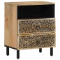 vidaXL Mesita de noche madera maciza de mango 50x33x60 cm vidaXL Mesita de noche madera maciza de mango 50x33x60 cm