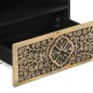 vidaXL Mueble de TV madera maciza de mango 80x33x46 cm