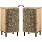 vidaXL Armario auxiliar madera maciza de mango 40x33x75 cm vidaXL Armario auxiliar madera maciza de mango 40x33x75 cm