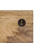 vidaXL Percheros de pared con 4 ganchos 2 uds madera maciza de mango vidaXL Percheros de pared con 4 ganchos 2 uds madera maciza de mango