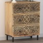 vidaXL Armario auxiliar madera maciza de mango 60x33x75 cm vidaXL Armario auxiliar madera maciza de mango 60x33x75 cm