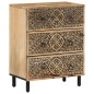 vidaXL Armario auxiliar madera maciza de mango 60x33x75 cm vidaXL Armario auxiliar madera maciza de mango 60x33x75 cm