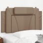 vidaXL Cabecero de cama acolchado cuero sintético capuchino 100 cm vidaXL Cabecero de cama acolchado cuero sintético capuchino 100 cm