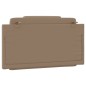 vidaXL Cabecero de cama acolchado cuero sintético capuchino 100 cm vidaXL Cabecero de cama acolchado cuero sintético capuchino 100 cm