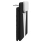 vidaXL Cabecero de cama acolchado cuero sintético negro y blanco 80 cm vidaXL Cabecero de cama acolchado cuero sintético negro y blanco 80 cm