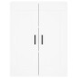 vidaXL Aparador alto madera contrachapada blanco 69,5x34x180 cm vidaXL Aparador alto madera contrachapada blanco 69,5x34x180 cm