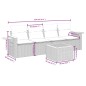 vidaXL Juego de sofás jardín con cojines 5 pzas ratán sintético gris vidaXL Juego de sofás jardín con cojines 5 pzas ratán sintético gris