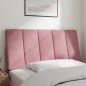 vidaXL Cabecero de cama acolchado terciopelo rosa 100 cm vidaXL Cabecero de cama acolchado terciopelo rosa 100 cm