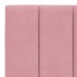 vidaXL Cabecero de cama acolchado terciopelo rosa 100 cm vidaXL Cabecero de cama acolchado terciopelo rosa 100 cm