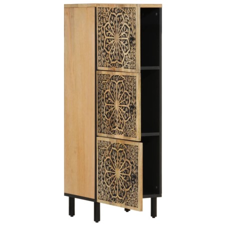vidaXL Armario auxiliar madera maciza de mango 40x33x110 cm  