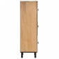 vidaXL Armario auxiliar madera maciza de mango 40x33x110 cm  