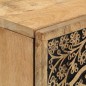vidaXL Armario auxiliar madera maciza de mango 40x33x110 cm  