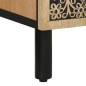 vidaXL Armario auxiliar madera maciza de mango 40x33x110 cm  