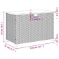 vidaXL Caja de almacenaje jardín madera acacia ratán gris 110x55x63 cm vidaXL Caja de almacenaje jardín madera acacia ratán gris 110x55x63 cm