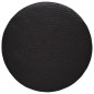 vidaXL Mesa de centro aluminio martillado latón negro Ø 50x30 cm