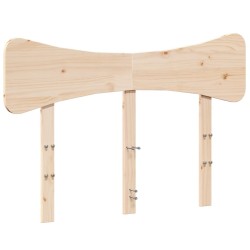vidaXL Cabecero de madera maciza de pino 135 cm