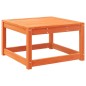 vidaXL Juego de sofás de jardín 3 pzas madera maciza pino marrón cera