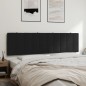 vidaXL Cabecero de cama acolchado terciopelo negro 180 cm vidaXL Cabecero de cama acolchado terciopelo negro 180 cm