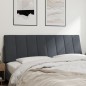 vidaXL Cabecero de cama acolchado terciopelo gris oscuro 160 cm vidaXL Cabecero de cama acolchado terciopelo gris oscuro 160 cm