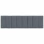 vidaXL Cabecero de cama acolchado terciopelo gris oscuro 160 cm vidaXL Cabecero de cama acolchado terciopelo gris oscuro 160 cm