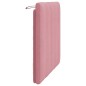 vidaXL Cabecero de cama acolchado terciopelo rosa 80 cm vidaXL Cabecero de cama acolchado terciopelo rosa 80 cm
