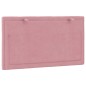vidaXL Cabecero de cama acolchado terciopelo rosa 80 cm vidaXL Cabecero de cama acolchado terciopelo rosa 80 cm