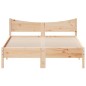vidaXL Estructura de cama madera maciza de pino 120x200 cm vidaXL Estructura de cama madera maciza de pino 120x200 cm