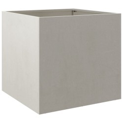 vidaXL Jardinera de acero inoxidable plateado 42x40x39 cm