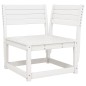 vidaXL Juego de sofás de jardín 6 piezas madera maciza pino blanco vidaXL Juego de sofás de jardín 6 piezas madera maciza pino blanco