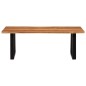 vidaXL Mesa de centro madera maciza acacia 110x55x40 cm vidaXL Mesa de centro madera maciza acacia 110x55x40 cm