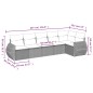 vidaXL Juego de sofás jardín con cojines 6 pzas ratán sintético beige vidaXL Juego de sofás jardín con cojines 6 pzas ratán sintético beige