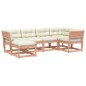vidaXL Juego de sofás jardín 6 pzas con cojines madera abeto Douglas vidaXL Juego de sofás jardín 6 pzas con cojines madera abeto Douglas