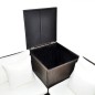 vidaXL Set muebles de jardín 4 piezas y cojines ratán sintético marrón vidaXL Set muebles de jardín 4 piezas y cojines ratán sintético marrón