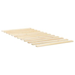 vidaXL Láminas de somier de cama madera maciza de pino 90x200 cm