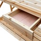 vidaXL Banco para macetas con enrejado de madera maciza de abeto vidaXL Banco para macetas con enrejado de madera maciza de abeto