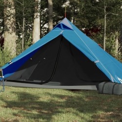 vidaXL Tienda de campaña 1 persona tafetán 185T azul 255x153x130 cm