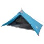 vidaXL Tienda de campaña 1 persona tafetán 185T azul 255x153x130 cm