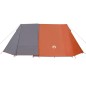 vidaXL Tienda de campaña 3 personas tafetán 185T gris y naranja